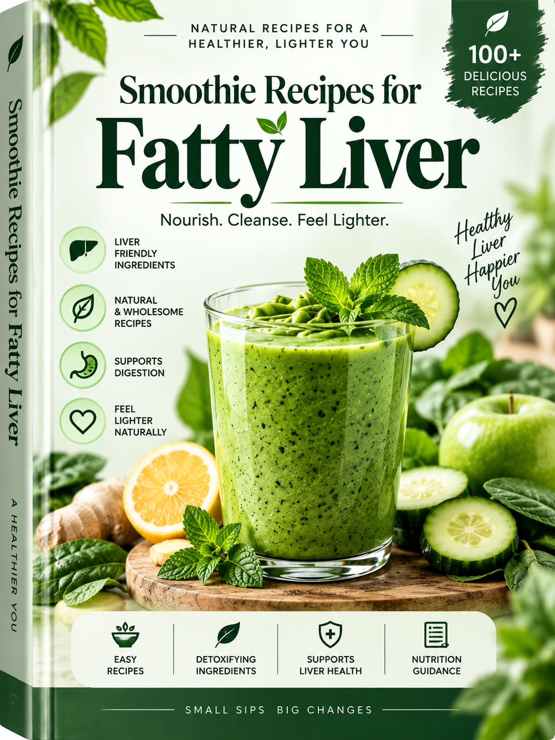 Smoothie Recipes for Fatty Liver ebook cover