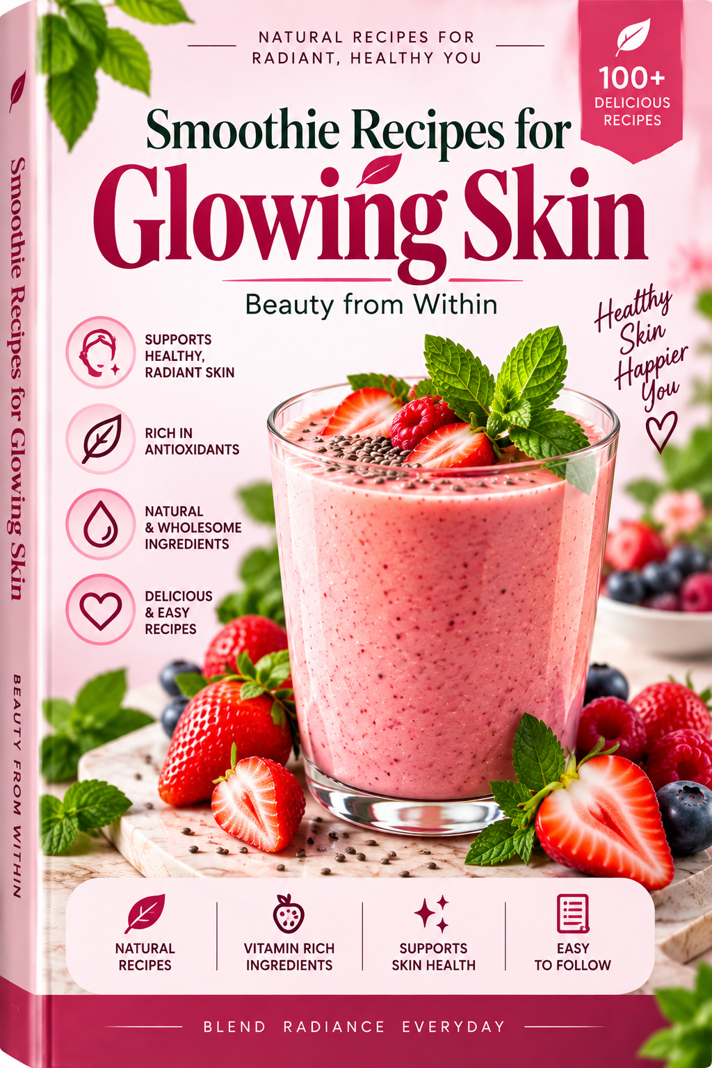 Smoothie Recipes for Glowing Skin ebook cover